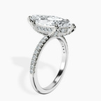 Platinum Serena Eternity Lab Diamond Ring standing product image one