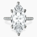 Platinum Serena Eternity Lab Diamond Ring front image