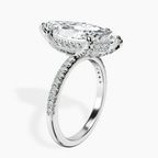 Platinum Serena Eternity Lab Diamond Ring standing product image one