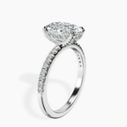 Platinum Serena Eternity Lab Diamond Ring standing product image one