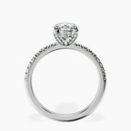 Platinum Serena Eternity Lab Diamond Ring side right image one