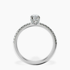 Platinum Serena Eternity Lab Diamond Ring side right image one