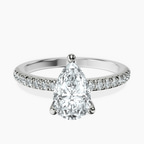 Platinum Serena Eternity Lab Diamond Ring front image