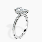 Platinum Serena Eternity Lab Diamond Ring standing product image one