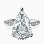 Platinum Serena Eternity Lab Diamond Ring front image