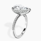 Platinum Serena Eternity Lab Diamond Ring standing product image one