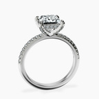 Platinum Serena Eternity Lab Diamond Ring side right image one
