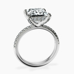 Platinum Serena Eternity Lab Diamond Ring side right image one