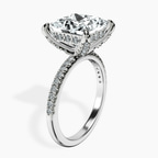 Platinum Serena Eternity Lab Diamond Ring standing product image one