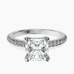 Platinum Serena Eternity Lab Diamond Ring front image
