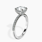 Platinum Serena Eternity Lab Diamond Ring standing product image one