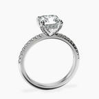 Platinum Serena Eternity Lab Diamond Ring side right image one