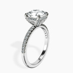 Platinum Serena Eternity Lab Diamond Ring standing product image one