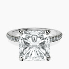 Platinum Serena Eternity Lab Diamond Ring front image