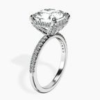 Platinum Serena Eternity Lab Diamond Ring standing product image one