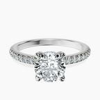Platinum Serena Eternity Lab Diamond Ring front image
