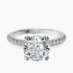 14ct White Gold Serena Eternity Lab Diamond Ring front image