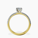 18kt Yellow Gold Serena Eternity Lab Diamond Ring side right image one
