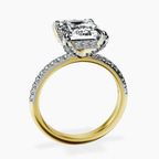 18kt Yellow Gold Serena Eternity Lab Diamond Ring side right image one