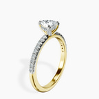 18kt Yellow Gold Serena Eternity Lab Diamond Ring standing product image one