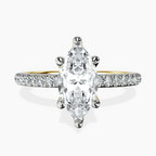 18kt Yellow Gold Serena Eternity Lab Diamond Ring front image