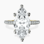 18kt Yellow Gold Serena Eternity Lab Diamond Ring front image