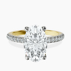 14kt Yellow Gold Serena Eternity Lab Diamond Ring front image