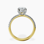 14kt Yellow Gold Serena Eternity Lab Diamond Ring side right image one
