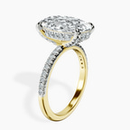 18kt Yellow Gold Serena Eternity Lab Diamond Ring standing product image one