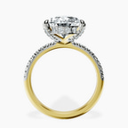 18kt Yellow Gold Serena Eternity Lab Diamond Ring side right image one