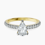 18kt Yellow Gold Serena Eternity Lab Diamond Ring front image