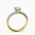 18kt Yellow Gold Serena Eternity Lab Diamond Ring side right image one