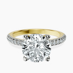 14kt Yellow Gold Serena Eternity Lab Diamond Ring front image