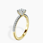 18kt Yellow Gold Serena Eternity Lab Diamond Ring standing product image one