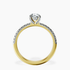 18kt Yellow Gold Serena Eternity Lab Diamond Ring side right image one