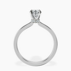 1.05 ct. oval Mystic Secret Halo Ring in 10kt white gold side right image one