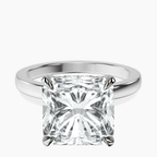 Platinum Mystic Secret Halo Lab Diamond Ring front image
