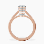 14kt Rose Gold Siran Secret Halo Lab Diamond Ring side right image one