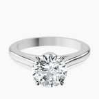 9ct White Gold Siran Secret Halo Lab Diamond Ring front image