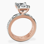 10kt Rose Gold Madeline Full Eternity Lab Diamond Ring side right image one