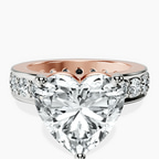 10kt Rose Gold Madeline Full Eternity Lab Diamond Ring front image