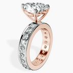 10kt Rose Gold Madeline Full Eternity Lab Diamond Ring standing product image one