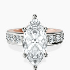 18kt Rose Gold Madeline Full Eternity Lab Diamond Ring front image