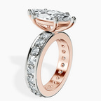 18kt Rose Gold Madeline Full Eternity Lab Diamond Ring standing product image one