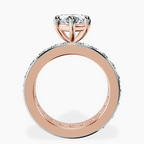 18kt Rose Gold Madeline Full Eternity Lab Diamond Ring side right image one