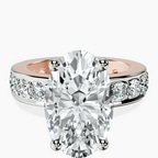 14kt Rose Gold Madeline Full Eternity Lab Diamond Ring front image