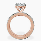 14kt Rose Gold Madeline Full Eternity Lab Diamond Ring side right image one