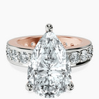 10kt Rose Gold Madeline Full Eternity Lab Diamond Ring front image