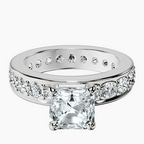 Platinum Madeline Full Eternity Lab Diamond Ring front image