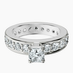 Platinum Madeline Full Eternity Lab Diamond Ring front image